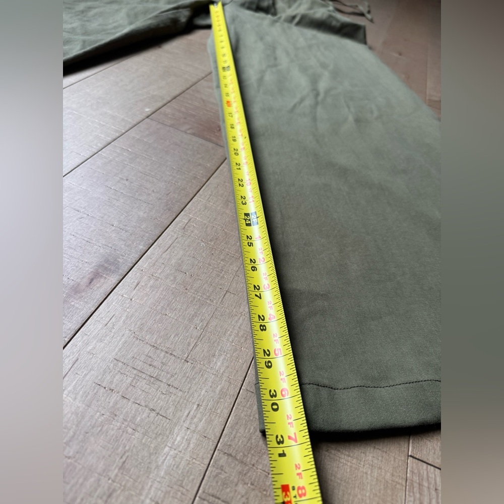 Sage Green Wide-Leg Jumpsuit with Spaghetti Straps - Picture 9 of 12
